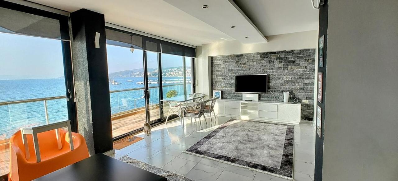 Appartamento Amazing Seaview Flat Kusadası Esterno foto